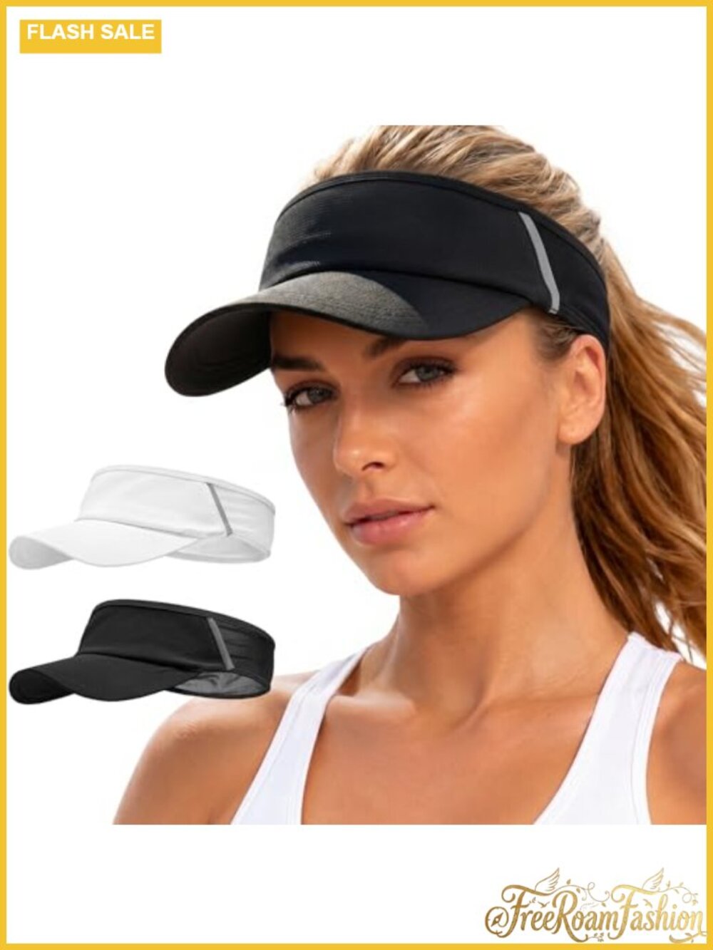 Unisex Wide Brim UV Protection Sports Sun Visor Hat
